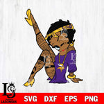 Minnesota Vikings Betty Boop Tattoo Girl SVG Svg Eps Dxf Png File, Digital Download, Instant Download