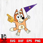 Minnesota Vikings Bingo Bluey Flag Svg Eps Dxf Png File,NFL Cut Svg Files,Digital File,Sublimation