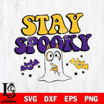 Minnesota Vikings Bluey Halloween Stay Spooky Svg Eps Dxf Png File, Digital Download, Instant Download