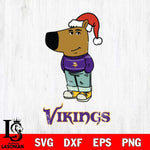 Minnesota Vikings Chill Guy Christmas Svg Eps Dxf Png File,NFL Svg Files,Christmas svg ,Digital Download ,Instant Download