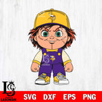 Minnesota Vikings Chucky Horror Svg Eps Dxf Png File, NFL svg, Digital Download, Instant Download