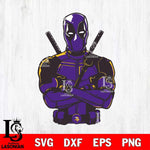 Minnesota Vikings Deadpool Svg Eps Dxf Png File, Digital Download, Instant Download