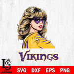 Minnesota Vikings Fan And Taylor Swift Fan Svg Eps Dxf Png File, Digital Download, Instant Download