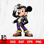 Minnesota Vikings Handsome Mickey Mouse Svg Eps Dxf Png File, Digital Download, Instant Download