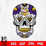 Minnesota Vikings Mexico Skull SVG 2