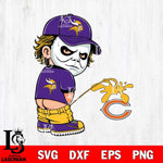 Minnesota Vikings Michael Myers Piss On Chicago Bears Svg Eps Dxf Png File, Digital Download, Instant Download