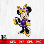 Minnesota Vikings Minnie Mouse Svg Eps Dxf Png File, Digital Download, Instant Download