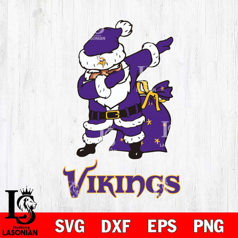 Minnesota Vikings Santa Claus Ugly Svg Eps Dxf Png File,NFL Svg Files,Digital Download,Sublimation,Instant Download