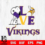 Minnesota Vikings Snoopy Sport 10 Svg Eps Dxf Png File, NFL svg, Digital Download, Instant Download