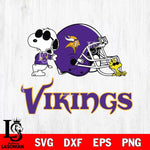 Minnesota Vikings Snoopy Sport 2 Svg Eps Dxf Png File, NFL svg, Digital Download, Instant Download