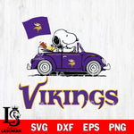 Minnesota Vikings Snoopy Sport 5 Svg Eps Dxf Png File, NFL svg, Digital Download, Instant Download