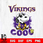 Minnesota Vikings Snoopy Sport 7 Svg Eps Dxf Png File, NFL svg, Digital Download, Instant Download