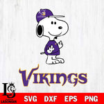 Minnesota Vikings Snoopy Sport 8 Svg Eps Dxf Png File, NFL svg, Digital Download, Instant Download