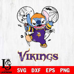 Minnesota Vikings Stitch Michael Halloween Svg Eps Dxf Png File, Digital Download, Instant Download