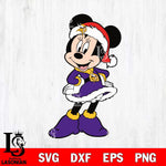 Minnesota Vikings mickey christmas 2 Svg Eps Dxf Png File, Digital Download, Instant Download