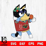 Minnesota Wild Bandit Heeler Christmas Svg Eps Dxf Png File, Digital Download, Instant Download