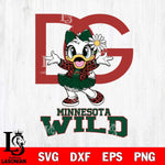 Minnesota Wild Dolce And Gabbana Daisy Duck Disney Svg Eps Dxf Png File, Digital Download, Instant Download