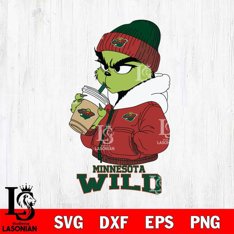 Minnesota Wild Grinch Bougie Sport Svg Eps Dxf Png File, Digital Download, Instant Download