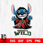 Minnesota Wild Stitch Ghost Svg Eps Dxf Png File, NHL svg, Digital Download, Instant Download