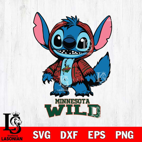 Minnesota Wild Stitch Halloween Svg Eps Dxf Png File, NHL svg, Digital Download, Instant Download