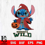 Minnesota Wild Stitch Horror Svg Eps Dxf Png File, NHL svg, Digital Download, Instant Download