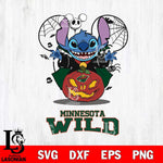 Minnesota Wild Stitch Horror Halloween Svg Eps Dxf Png File, Digital Download, Instant Download