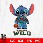 Minnesota Wild Stitch Horror Halloween Svg Eps Dxf Png File, NHL svg, Digital Download, Instant Download