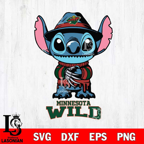 Minnesota Wild Stitich Freddy Krueger Svg Eps Dxf Png File, NHL svg, Digital Download, Instant Download