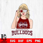 Mississippi State Bulldogs And Taylor Swift Fan Svg Eps Dxf Png File, Digital Download, Instant Download