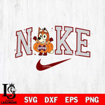 Mississippi State Bulldogs Bluey Halloween Nike NCAA Svg Eps Dxf Png File, Digital Download, Instant Download