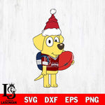 Mississippi State Bulldogs Bluey Lucky Christmas Svg Eps Dxf Png File, Digital Download, Instant Download