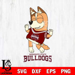 Mississippi State Bulldogs Chilli Dance Sport Svg Eps Dxf Png File, Digital Download, Instant Download