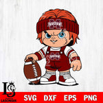 Mississippi State Bulldogs Chucky Horror 5 Svg Eps Dxf Png File, NCAA svg, Digital Download, Instant Download