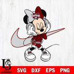 Mississippi State Bulldogs Cute Minnie Mouse Dancing Svg Eps Dxf Png File, NCAA svg, Digital Download, Instant Download