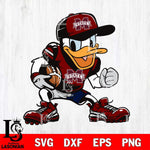 Mississippi State Bulldogs Donal Duck Svg Eps Dxf Png File, NCAA svg, Digital Download, Instant Download