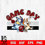 Mississippi State Bulldogs Game Day Bluey Svg Eps Dxf Png File, Digital Download, Instant Download