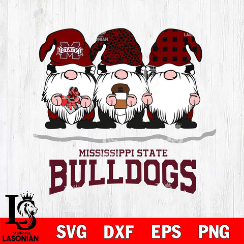 Mississippi State Bulldogs Gnomes Coffee Svg Eps Dxf Png File, Digital Download, Instant Download