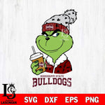 Mississippi State Bulldogs Grinch hat Svg Eps Dxf Png File, Digital Download, Instant Download