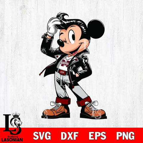 Mississippi State Bulldogs Handsome Mickey Mouse Svg Eps Dxf Png File, Digital Download, Instant Download