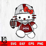 Mississippi State Bulldogs Hello Kitty sport 11 Svg Eps Dxf Png File, NCAA svg, Digital Download, Instant Download