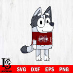 Mississippi State Bulldogs Muffin Bluey Svg Eps Dxf Png File, Digital Download, Instant Download