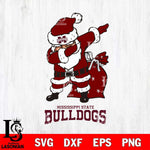 Mississippi State Bulldogs Santa Claus Ugly Svg dxf eps png pdf file,NCAA svg,Digital Download,Cricut file