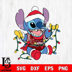 Mississippi State Bulldogs Stitch Christmas Lights Svg Eps Dxf Png File, Digital Download, Instant Download