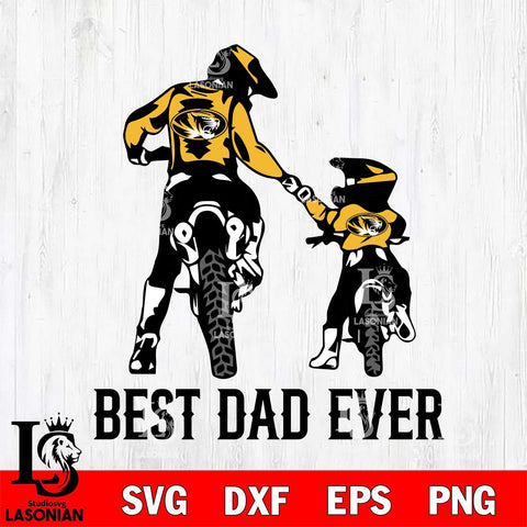 Missouri Tigers Best Dad Ever Svg Eps Dxf Png File, Digital Download, Instant Download