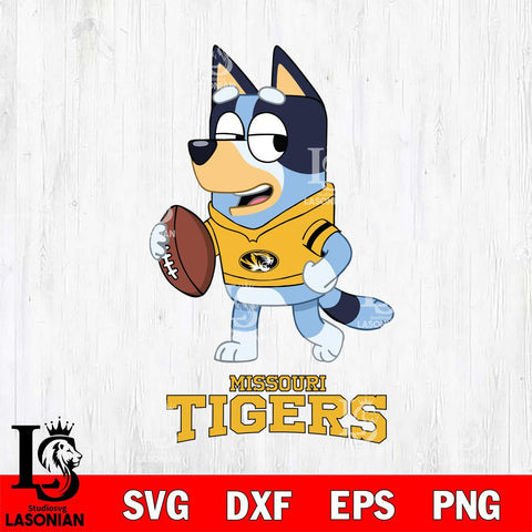 Missouri Tigers Bluey Football Sport Svg Eps Dxf Png File, Digital Download ,Instant Download, Cricut File