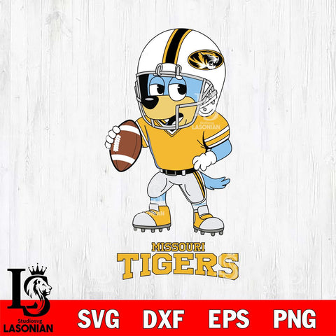 Missouri Tigers Bluey rugby Svg Eps Dxf Png File, Digital Download ,Instant Download, Cricut File