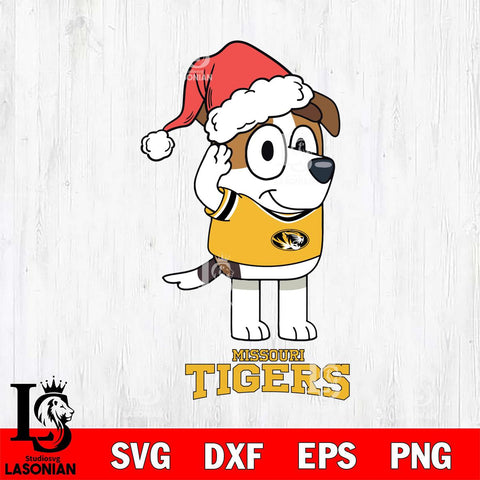 Missouri Tigers Christmas Bluey Jack Sport Cut Files,Bluey Cricut,Christmas Svg , Bluey svg , Digital Download, dxf eps png pdf file