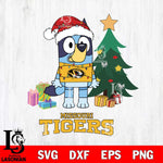 Missouri Tigers Christmas Bluey Tree Sport Cut Files,Bluey Cricut,Christmas Svg , Bluey svg , Digital Download, dxf eps png pdf file