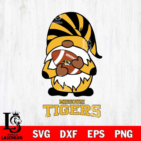 Missouri Tigers Gnomes Football Svg Eps Dxf Png File, Digital Download, Instant Download