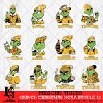 Missouri Tigers Grinch Christmas NCAA Bundle 12 Svg Eps Dxf Png File,Cricut files, Digital Download, Instant Download